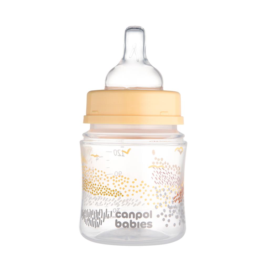 Canpol Babies Anti-colic Bottle Easystart Mountains Beige 120