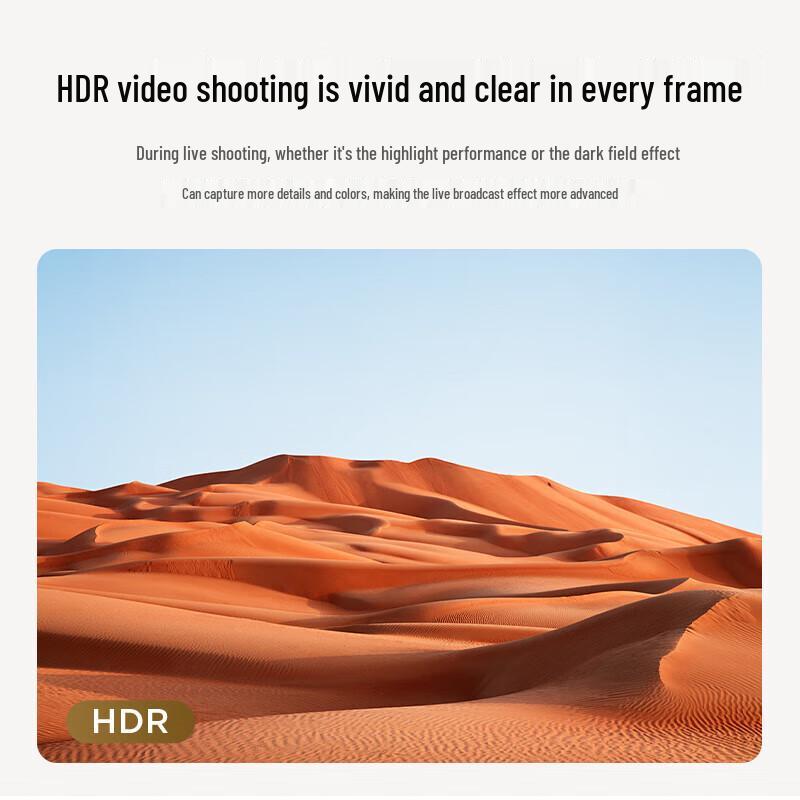 Lenovo Thinkplus 4K Live Broadcast Camera with Wireless Mic