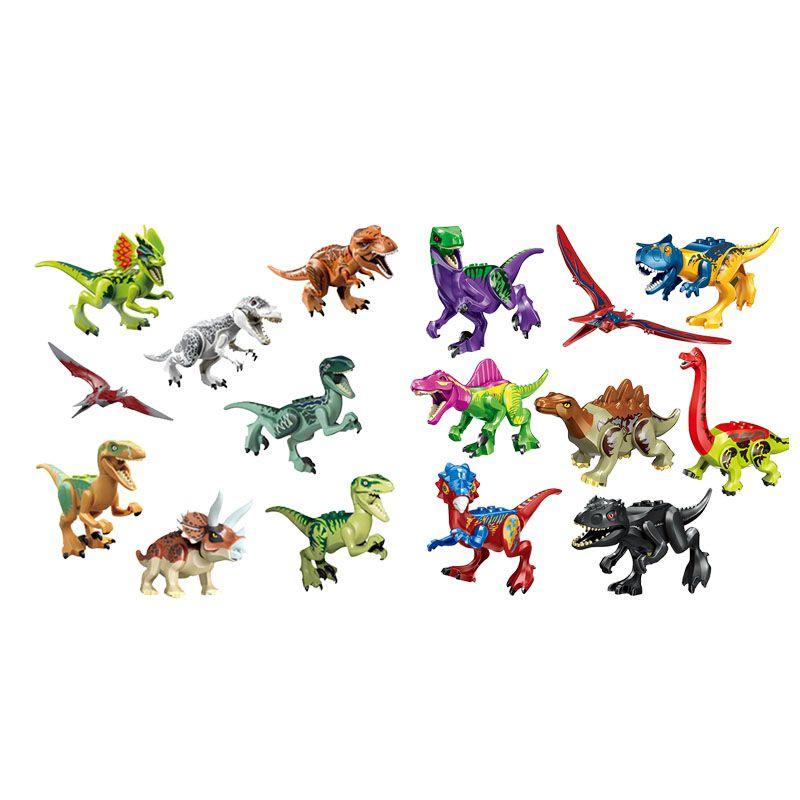 Vivid Jurassic World Dinosaur Building Blocks With Movable Parts For Kids