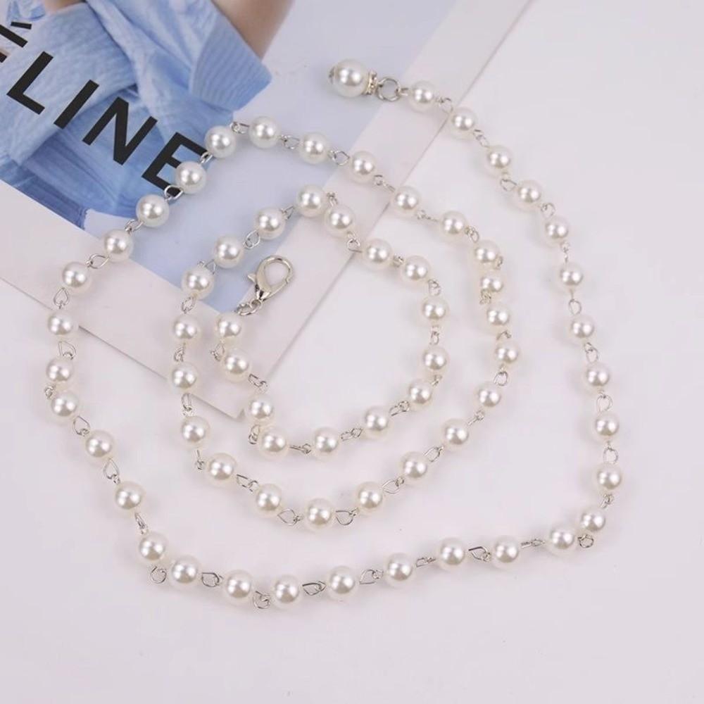 Adjustable Belly Chain Dress Accessory Body Chain Decor Fashion Pearl Waist Chains for Women