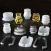 Silicone Camping Lamp Mold Set with LED Suitable for Making Customing Resin Gifts for Holiday or Birthday Presents