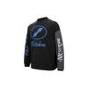 WE11DONE Classic Letter Logo Color Block Long Sleeve T-Shirt Unisex Tops Black WD-TP7-20-083-U-BK