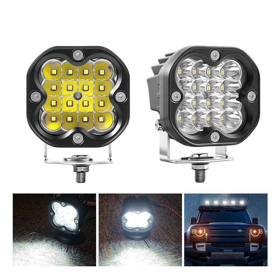 3 Inch Led Work Light Bar 9V 36V Spotlights 4x4 Offroad Accessories LED Headlights Fog Lamp For Motorcycle Jeep Truck ATV