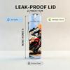 1PC Racing Motorcycle Rider Pattern 750ml Color Plastic Sports Water Bottle Leakproof Flip Straw Lid Suitable for Sports Office Home Use