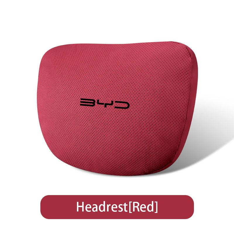 Almohada Cervical para Coche Reposacabezas de Asiento Almohada de Soporte Lumbar Protección de la Columna Vertebral Cojín de Descanso Para BYD Song Qin Han EV Tang DM 2018 PLUS Song