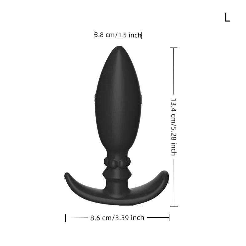 Silicone Metal Rolling Bead Anal Plug Wearable Butt Plug G-Spot Massage Anus Stimulation Adult Sex Toy for Solo Play