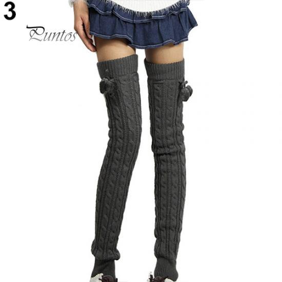footless thigh high socks