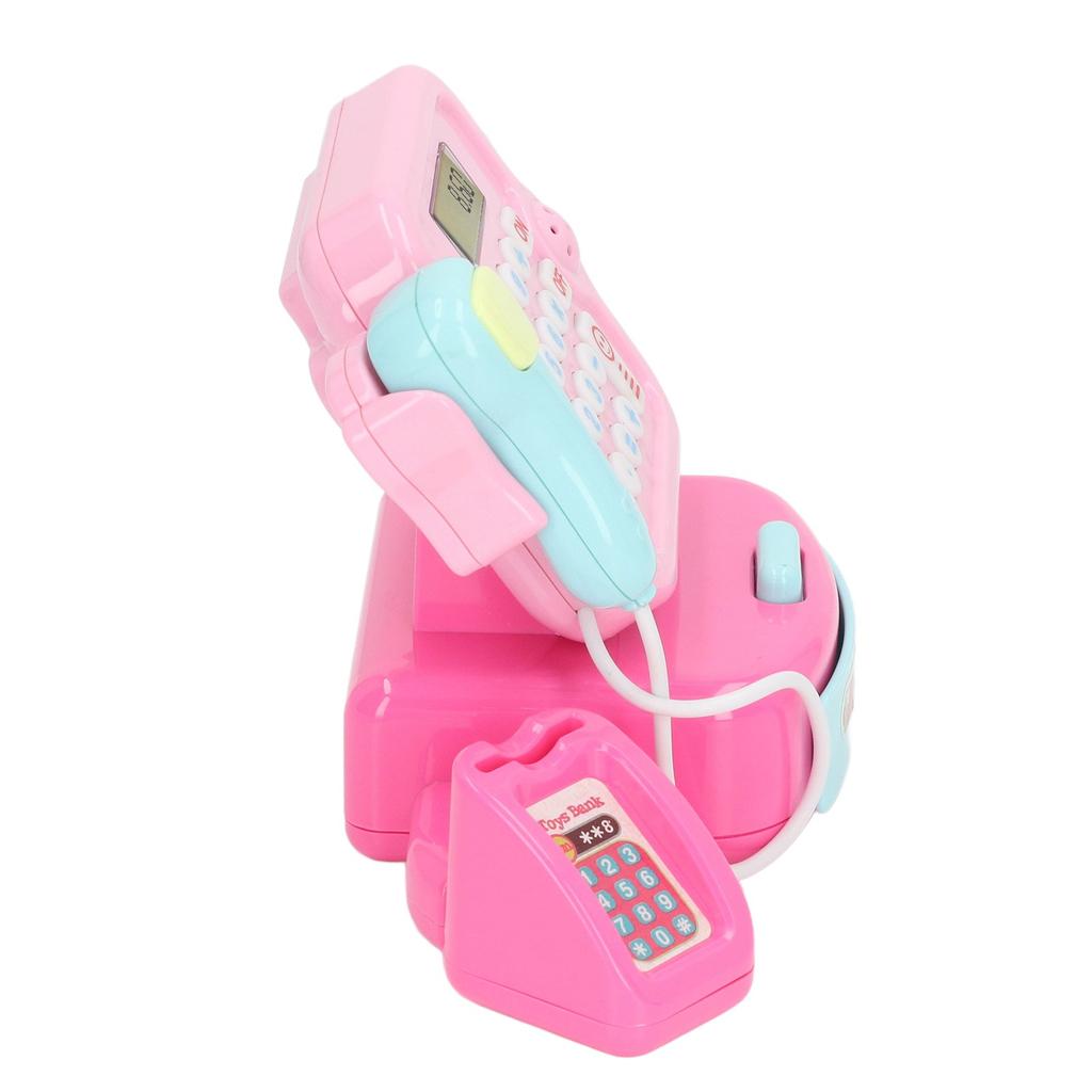 Cash Register Toy Educational Interactive Sound Light Electronic Kids Store Pretend Play Toy for