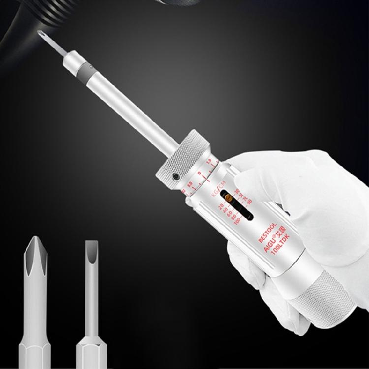 Multiple Torques Screwdriver Adjustable Setting High Visibilities Scale Solid Metal Shank For Electronics Maintenance