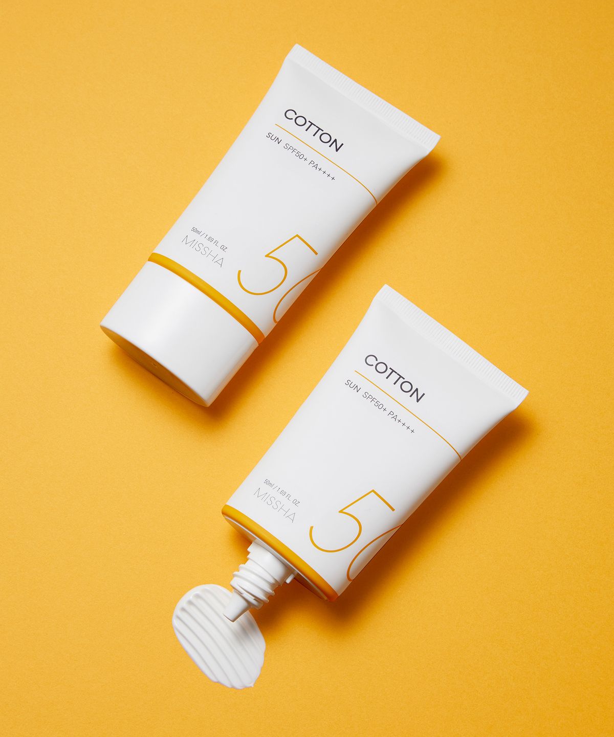 [2 Items] All Around Safe Block Cotton Sun Cream 50ml