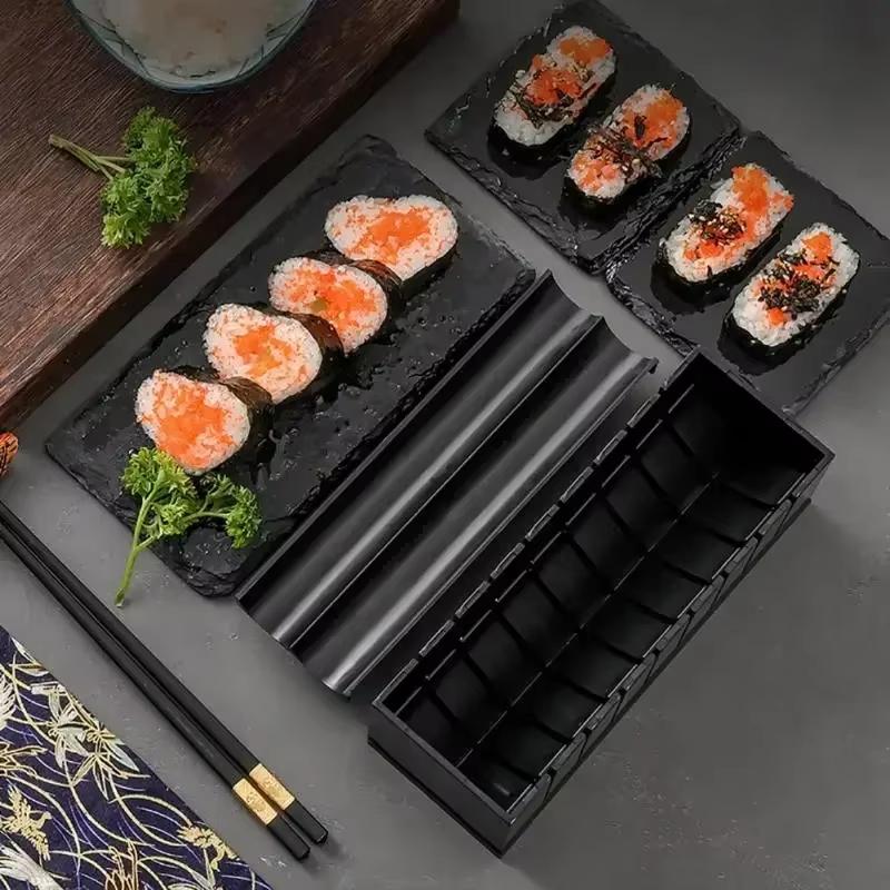 3Pcs/Set Japanese Sushi Maker 2 Shapes Sushi Making Kit Roll Rice Mold DIY Kitchen Sushi Tools Kitchen Gadgets Accessories