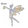 Decorative Tree Hanging Charms Faux Crystal Christmas Ornaments for Tree, Clear Snowflake/Starfish/Heart/Bird/Horse Decoration Decorations with