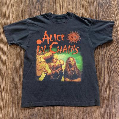 HEISS! Vintage Alice In Chains Unisex Schwarzes Baumwoll-T-Shirt Größe S-5XL