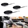 Aluminium Frying Pan for Induction Cooking with Long Handle And Round Design