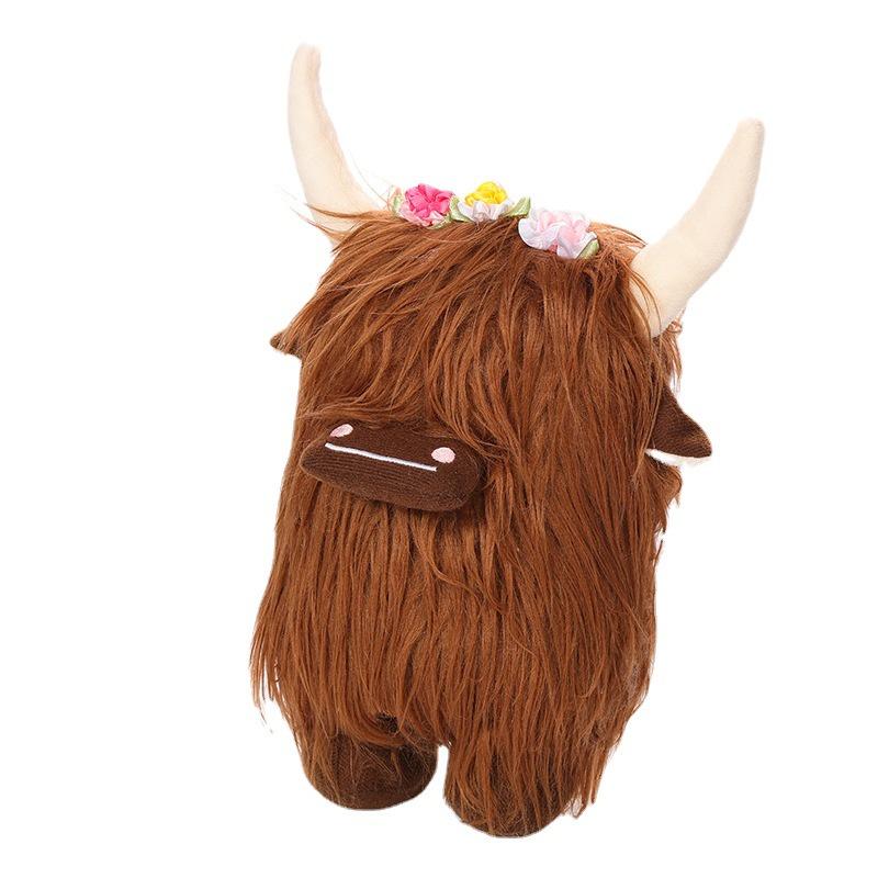 

Highland Cow Plush Toy For Home Decor And Play Scottish Cattle Stuffed Animal