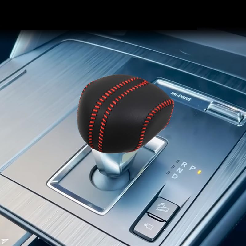 AKUSESARI Compatible Mazda Shift Knob Cover Shift Grip Cover Interior Parts Custom Parts Protector Accessory Design Scratch Prevention Genuine Leather