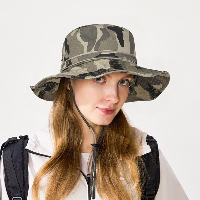 Four Seasons Outdoor Camouflage Fisherman Hat Sunshade Sports Hat