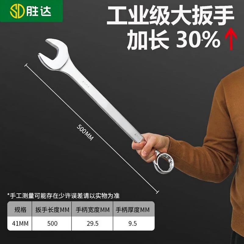 Shengda Industrial Grade Dual-Purpose Combination Wrench