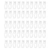 50pcs Durability Curtain Hooks Curtain Gliders Compatibles Most Curtain Rails For Seamlessly Movement