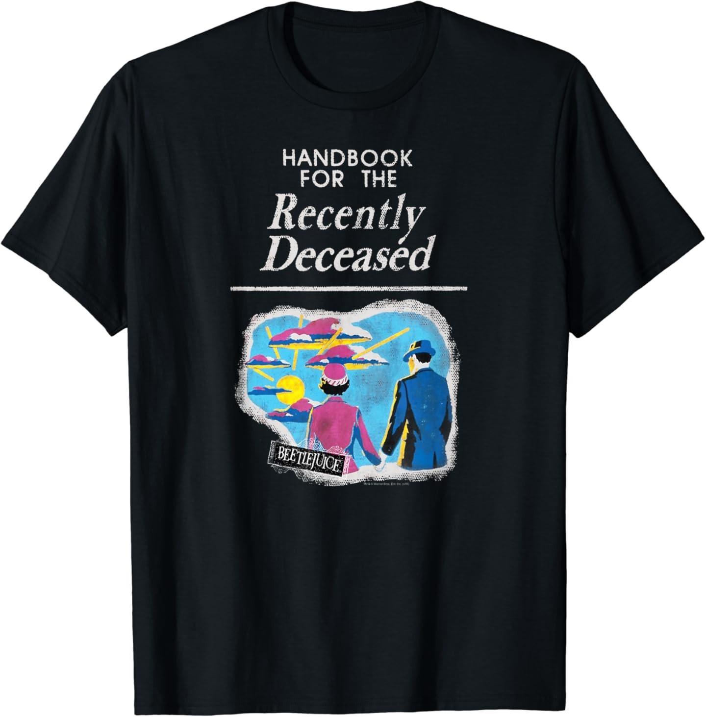Beetlejuice Beetlejuice The Handbook T-Shirt Mens Womens Tees Top S
