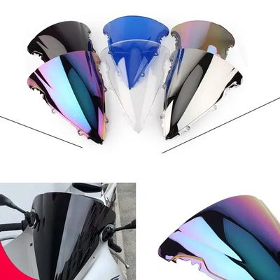 Motorcycle Screen Double Bubble Windshield Deflector Protector WindScreen For Yamaha YZF R6 600 2003 2004 2005 YZFR6 YZF-R6