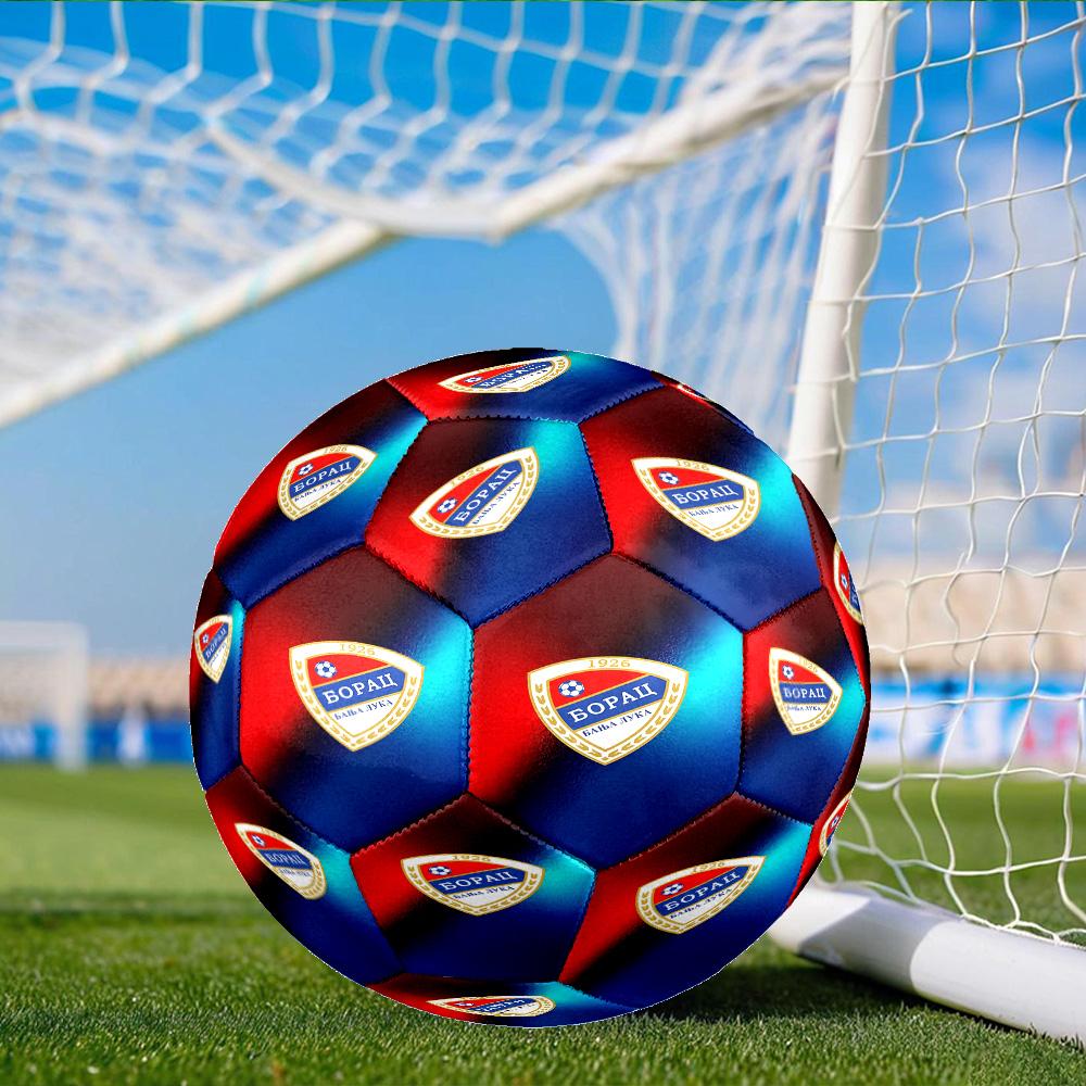 Bojcin Badge Celebration Size 5 Soccer Ball, Suitable for Training and Matches, High-Elasticity, Wear-Resistant Material Gift for Fan