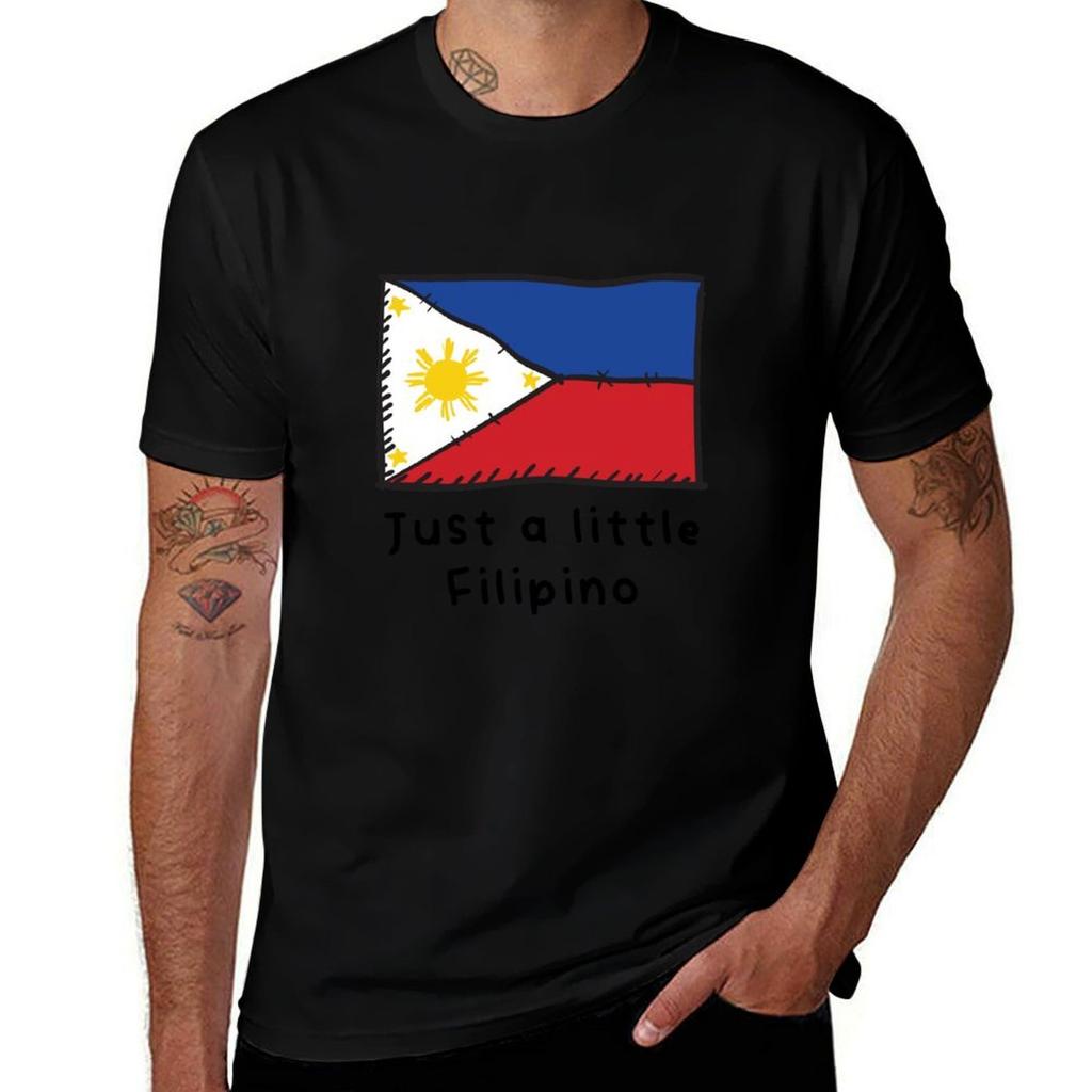 Just A Little Filipino Funny Cute Philippines Flag TShirt man t shirts for men t shirts with prints TShirt