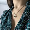 Серебряная подвеска с изумрудом nano 1.115ct (2205401)