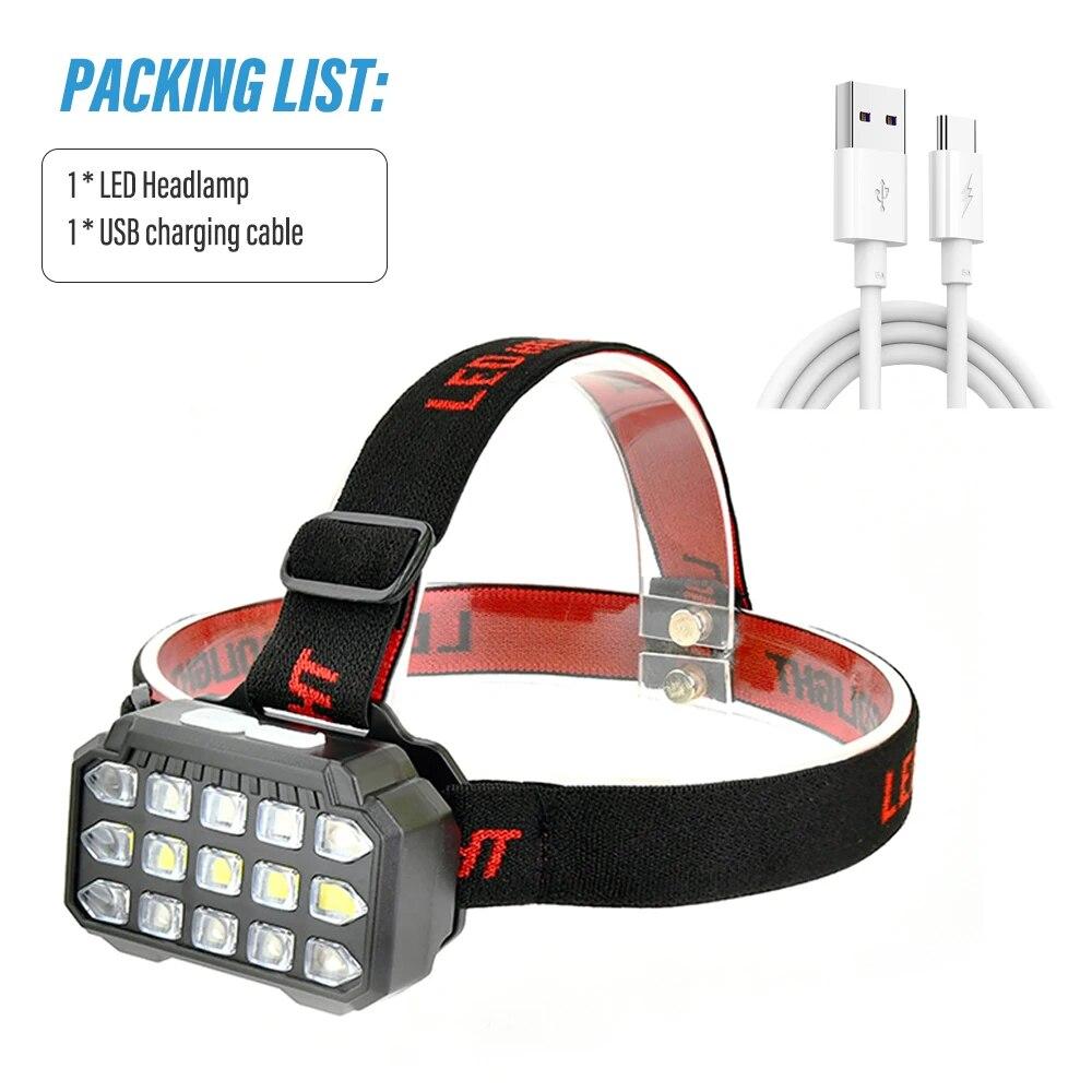 

Светодиодный налобный фонарь двойного назначения с УФ- и белым светом, рыболовный налобный фонарь с 10 УФ-светодиодами и 5 светодиодами P40, используется для кемпинга, ловли скорпионов и т. д.