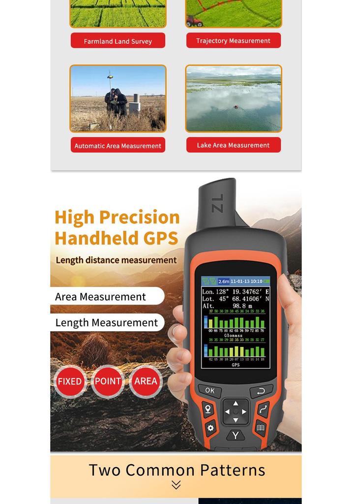 ZL-166 High-Precision Handheld GPS (English Version)