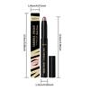 2PCS Vibrant  Eyeshadow Stick Long-Lasting Shimmery and Glittery Eye Makeup Easy-to-Apply Smudge-Proof and Waterproof Eye Shadow Pencil