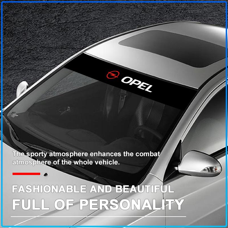 Car Front Windshield Stickers Front and Rear Decorative Decals Sticker For Opel Astra C G H Insignia J K Zafira B Corsa Vectra C Corsa C