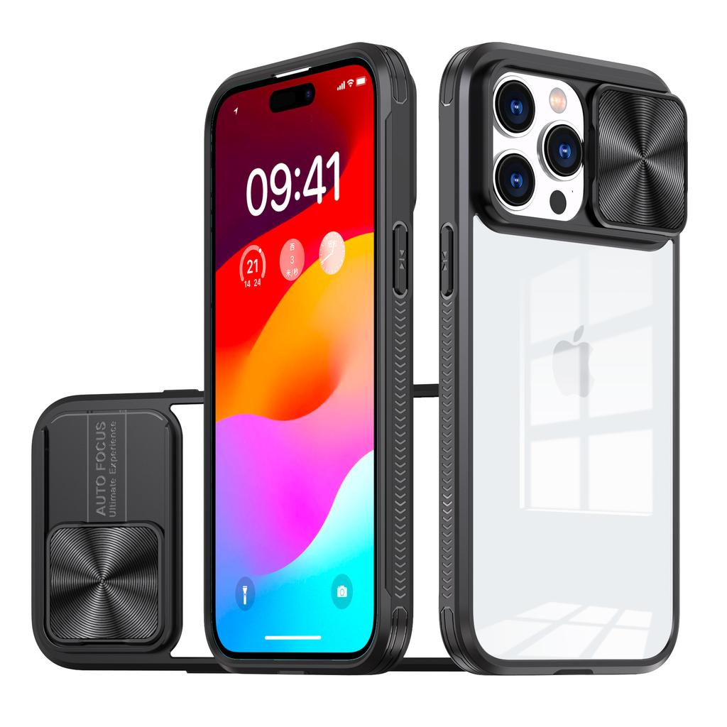Etui akrylowe do ochrony aparatu iPhone 15 Pro Max 14 Plus 13 12 11 Pro X XR Xs Max 7 8 Plus SE2 SE3 SE 2020 2022 Przezroczysta tylna obudowa