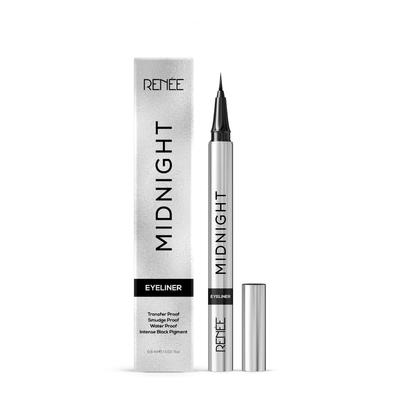 RENEE Midnight Sketchpen Eyeliner | Wasserfeste & Wischfeste Formel Mit Hoher Farbabgabe | Leicht, Langanhaltend, Gleitet Sanft