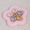 10/20Pcs Diy Accessories Metal Rhinestone Wave Shape Spacer Beads For Jewelry Making Bracelets Beads Separator Beads