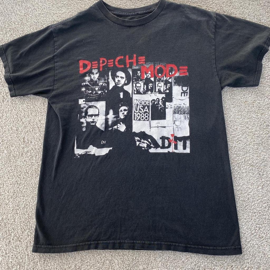 Depeche Mode Band Shirt Depeche Mode Retro Style Black Unisex Tshirt WA0541