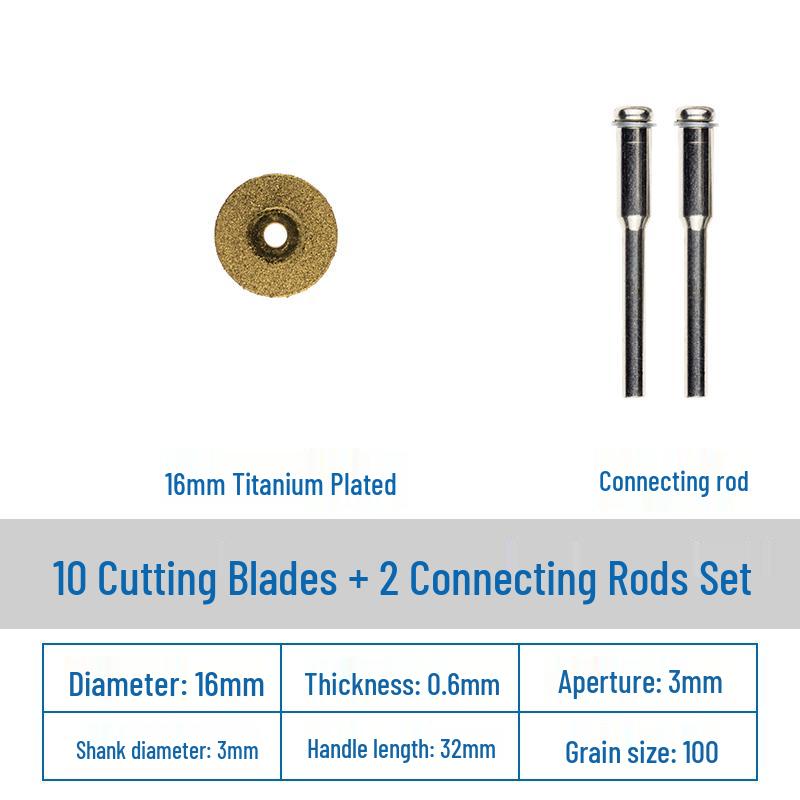 Diamond Cutting Disc for Grout, Jade, Glass, Ceramic; Seam Cleaning Blade for Hand Drill, Small Slice for Wine Bottles.
