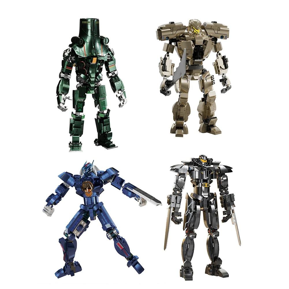 KBOX Hunter Roboter Bausteine Film Mecha Krieger Montagespielzeug ABS-Kunststoff Gipsy Danger Modell Sammlerstücke Kinderspielzeug