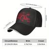 Red Dragon Graphic Baseball Cap Polyester Breathable Outdoor Adjustable Unisex Sport Hat