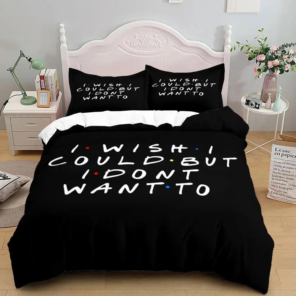Lusso Nuovo Stampa 3D Friends Serie TV Set Biancheria da Letto Copripiumino con Federa Letto Matrimoniale Singolo Matrimoniale Queen Biancheria per la Casa Decorazione
