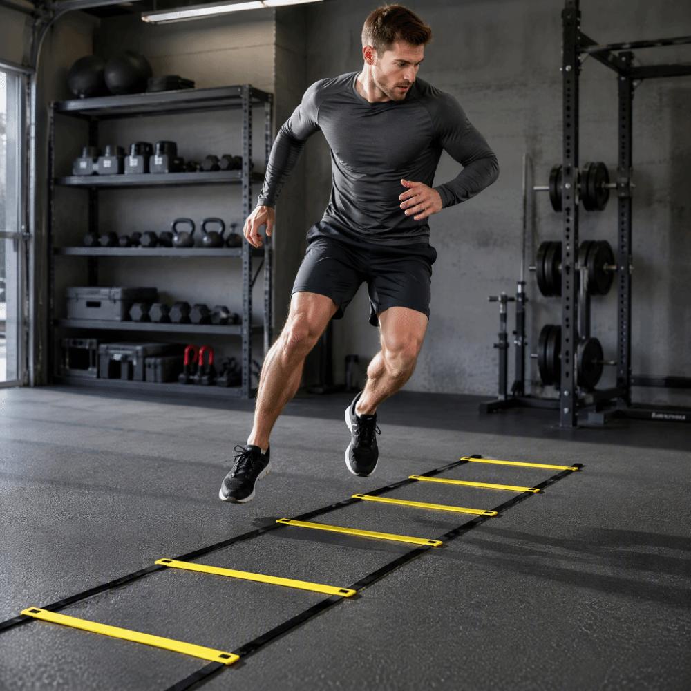 Durable Nylon Straps Speed Training Ladder Footwork Agility Ladder  Speed Fitness Training