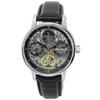 Ingersoll The Jazz Sun and Moon Phase Leather Strap Skeleton Silver Dial Automatic I07701 Mens Watch