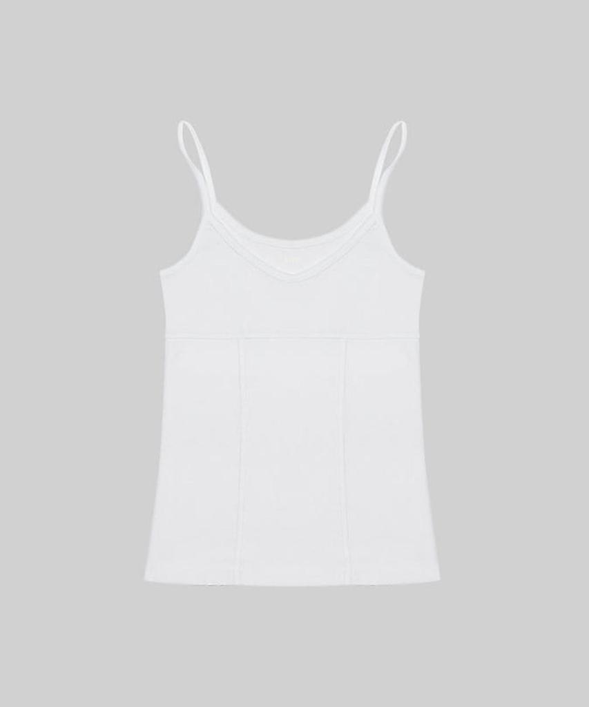 Eine Pintuck Sleeveless (White)