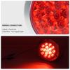 Aoling Truck Tail Lamp, LED, 24 V, Pink, Round, Brake Light, Suitable for Small