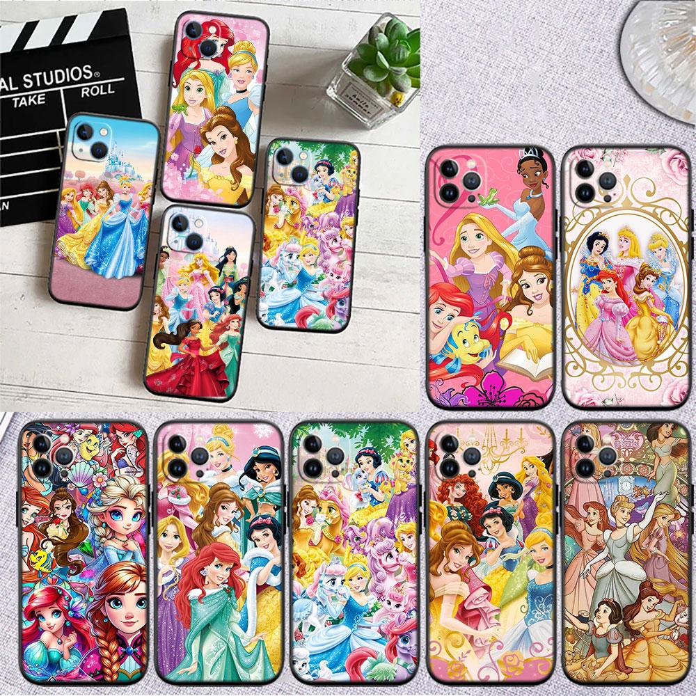 CJ42 Disney Princess Phone Case for Samsung Galaxy M06 M15 M16 M35 M55 M56 A36 A42 A50 A50S A51 A52 A32 A33 A05 A05S A06 A16 A20
