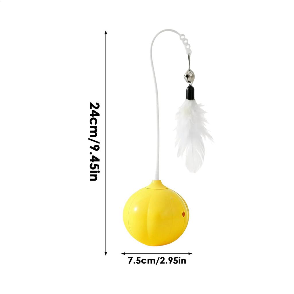 Interactive Cat Toy Pet Exercise Teaser Wand Cat Enrichment Exercise Toy For Small Medium Kitten Indoor Outdoor Yards Porches