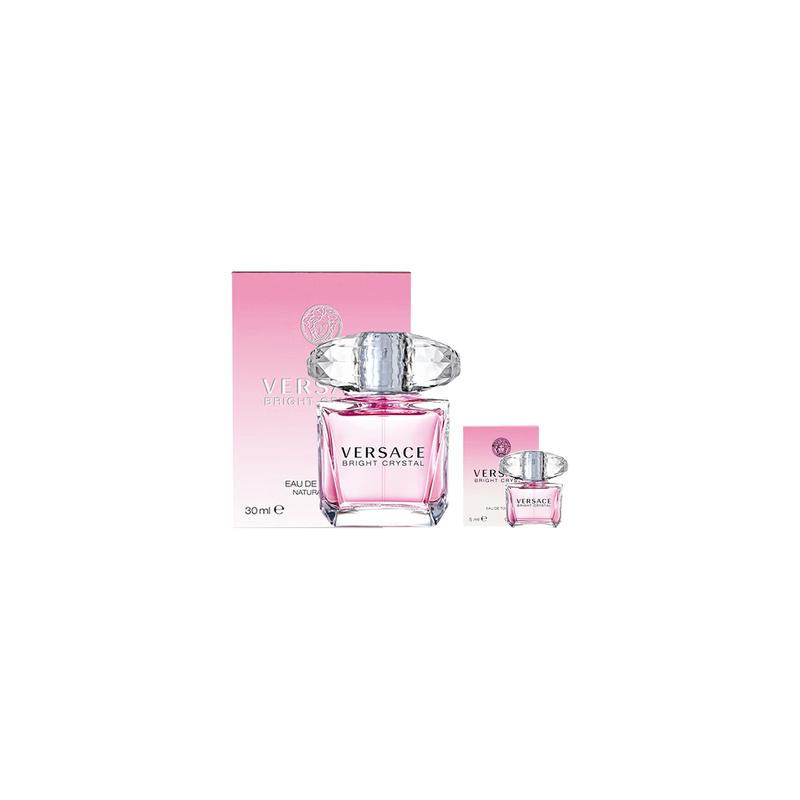 Versace Pink Perfume Floral and Fruity Eau de Toilette EDT Pomegranate 1008250-Crystal Diamond 30ml + Xianglian Crystal Diamond 5ml