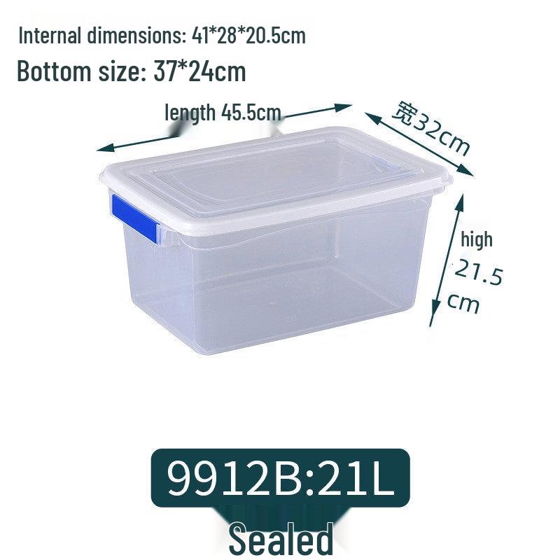 21L Transparent Food Storage Container