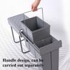 Embedded Modern Trash Can Kitchen Simple Separate Trash Bins Balcony Large Capacity Garbage Bin Food Disposal Rubbish Can
