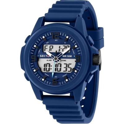 Ex-48 Silicone Strap Blue Dial Quartz R3251302003 Men's Watch